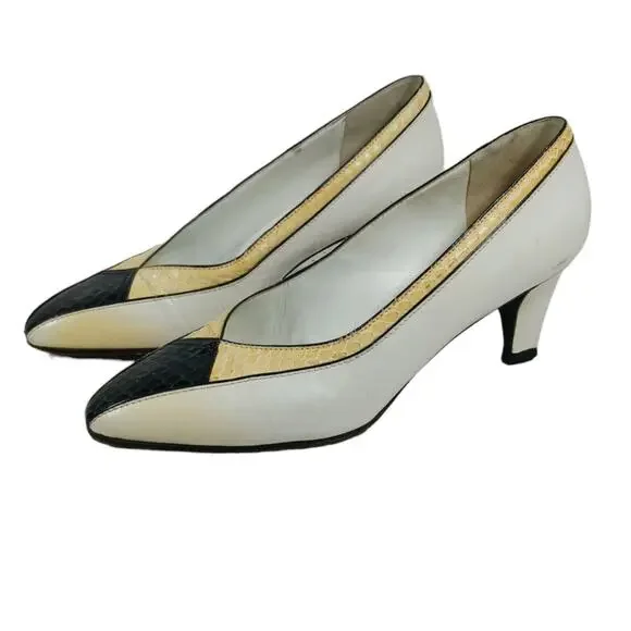 S2580 Vintage YSL Pumps size 7M - Picture 4 of 9